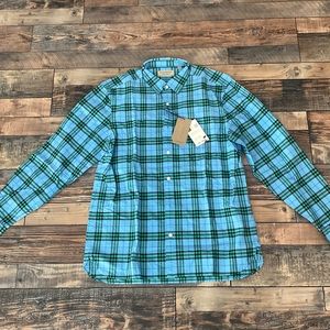 NWT mens Burberry button up shirt
